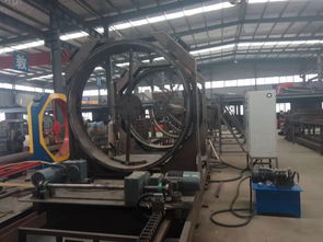 遼寧盤錦大洼數控鋼筋籠滾焊機在電桿制造中的應用